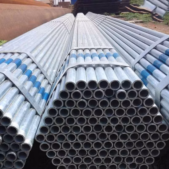 Galvanized Square Steel Pipes Ms Welded Q195 Q235 Q345 Z180 Galvanized Rectangular Tube