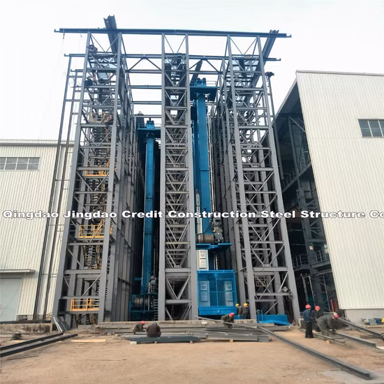 安い工業用プレハブモジュラー現代金属プレハブ工場倉庫鉄骨建物ロックウールサンドイッチ複合パネル建築構造